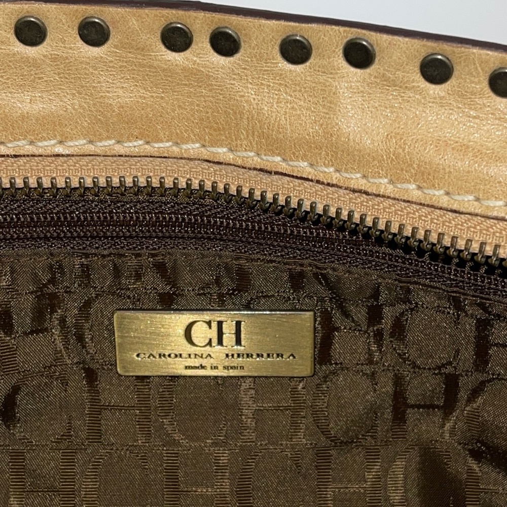 Carolina Herrera Studded Shoulder Bag - Picture 10 of 12